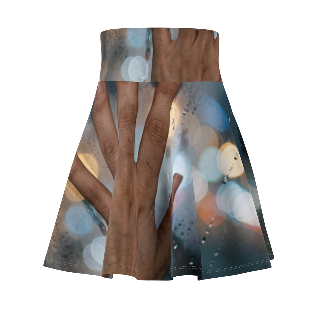 Rainy City Window Women's Skater Skirt