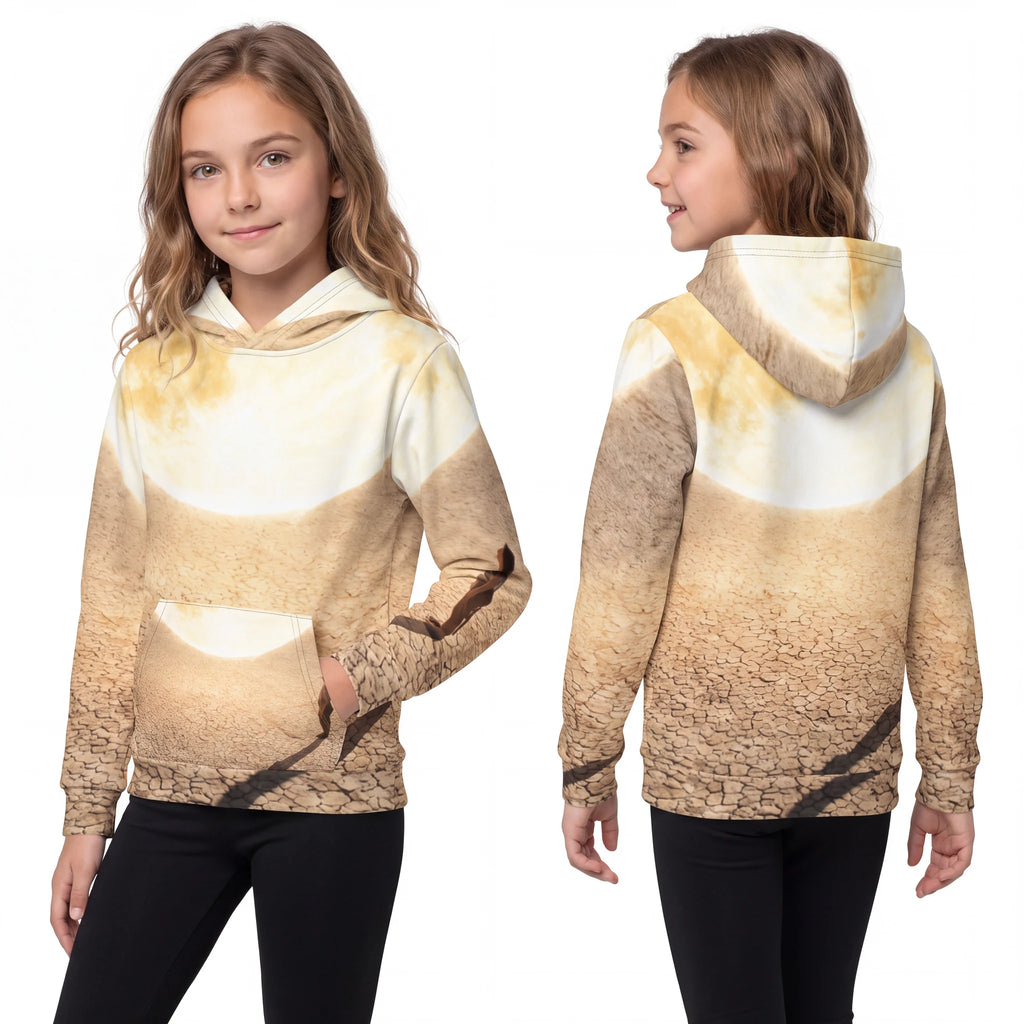 Children's Hoodie with Cosmic Desert Art