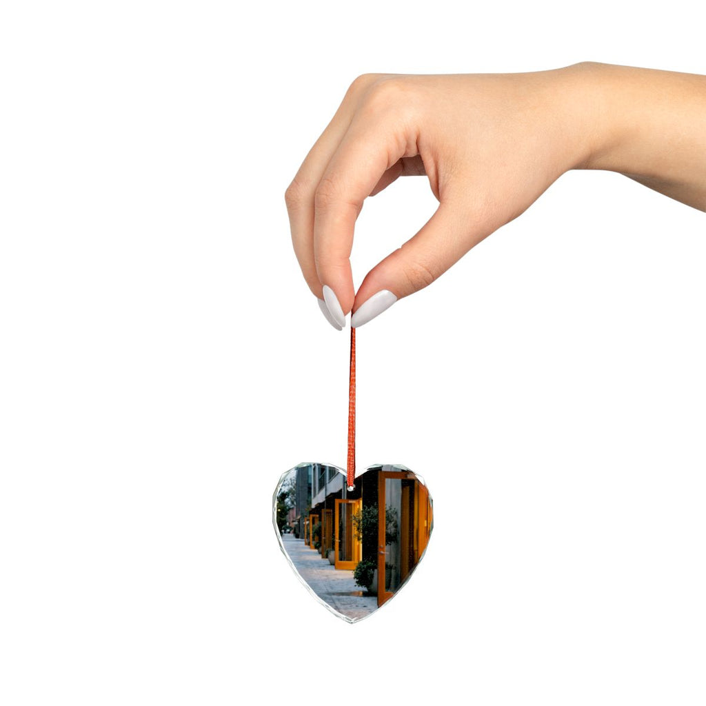 Crystal Glass Ornament - Twilight Courtyard | Echovira...