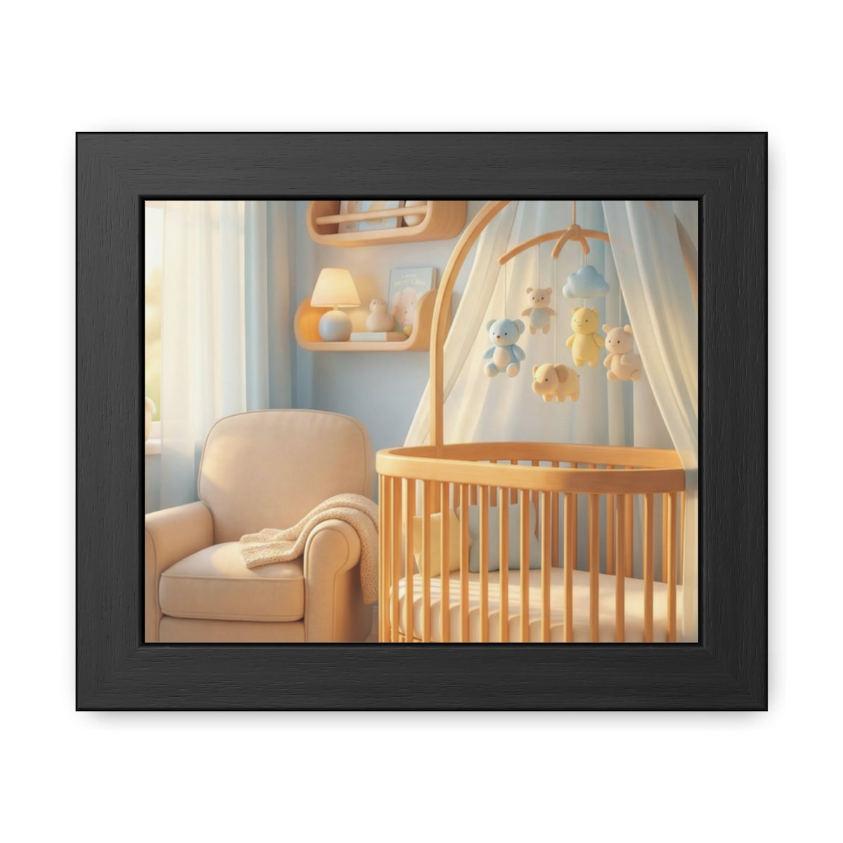 Serene Nursery Framed Posters - Room Decor — Landscape
