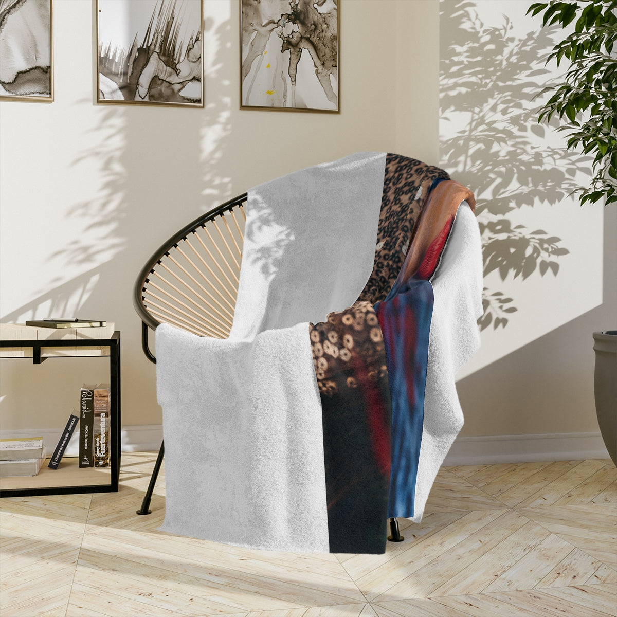 Velveteen Blanket - Midnight Horizon | Echovira Gallery