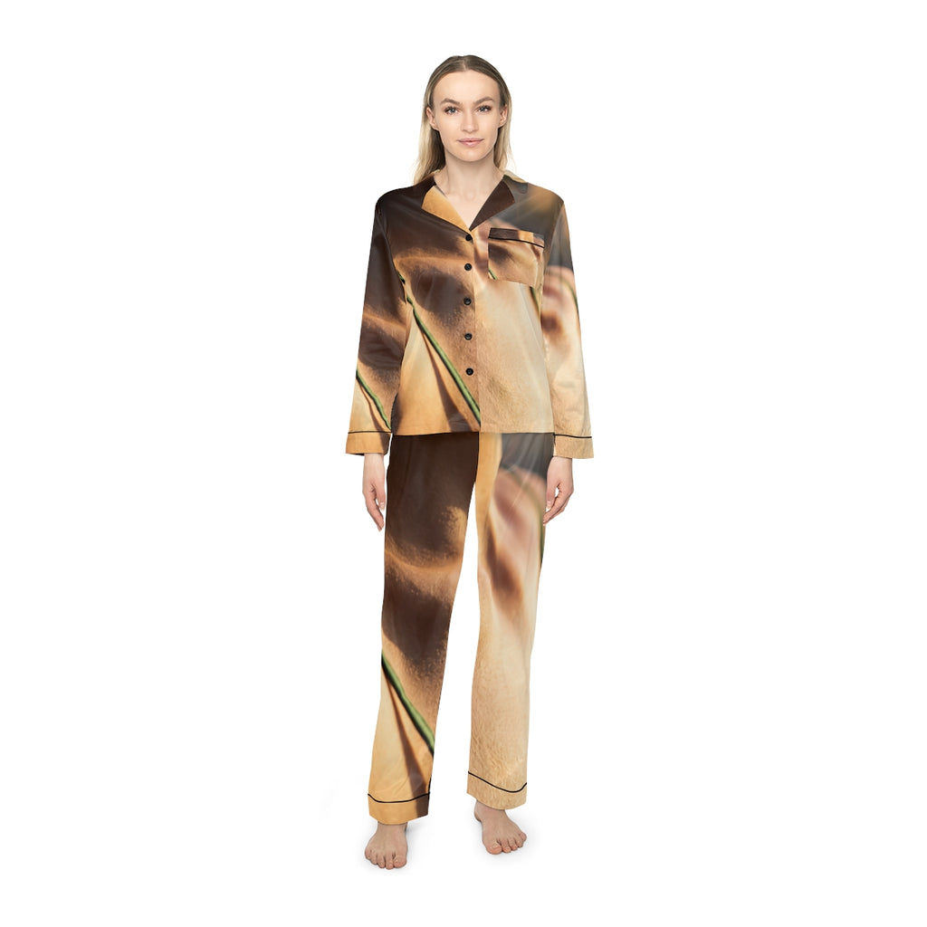 Women's Satin Pajamas - Cinematic Slumber