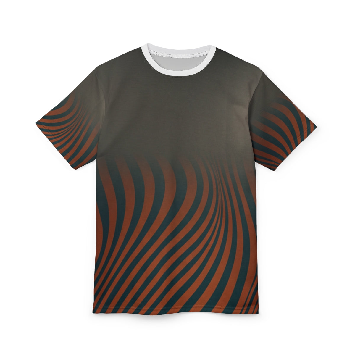 Men's Unisex Cut & Sew Tee - Op-Art Waves