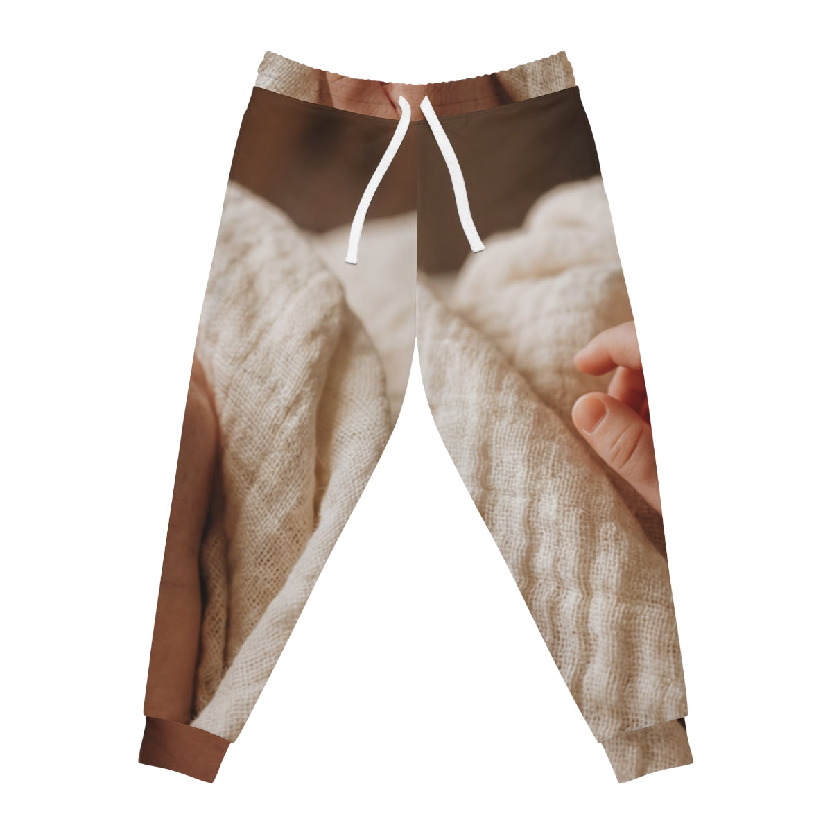 Athletic Joggers - Soft Cream Minimalist