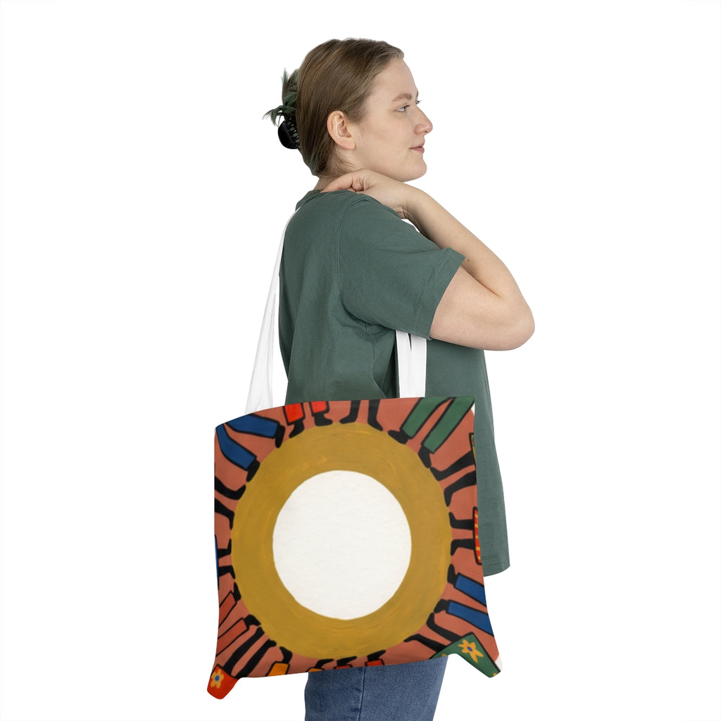 Shoulder Tote Bag - Unity Mandala Folk Art | Echovira...