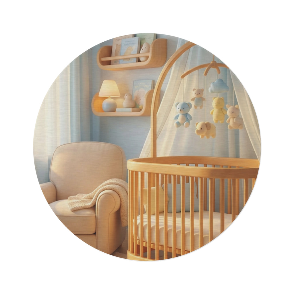 Tranquil Room Round Rug - Aesthetic Floor