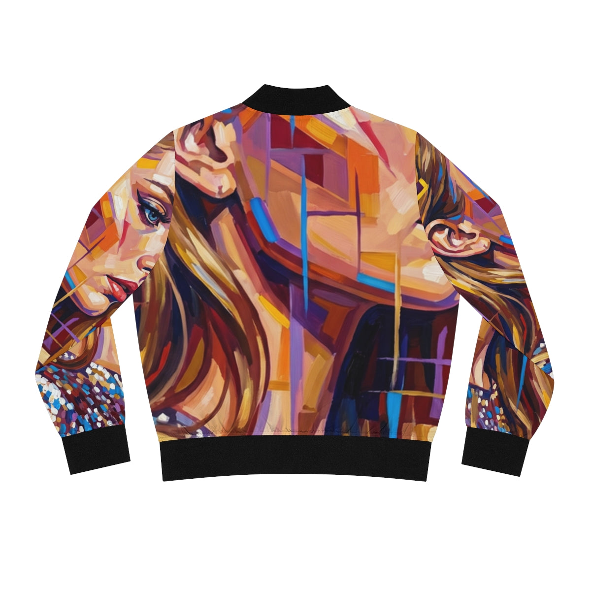 Women's Bomber Jacket - Shattered Elegance | Echovira...