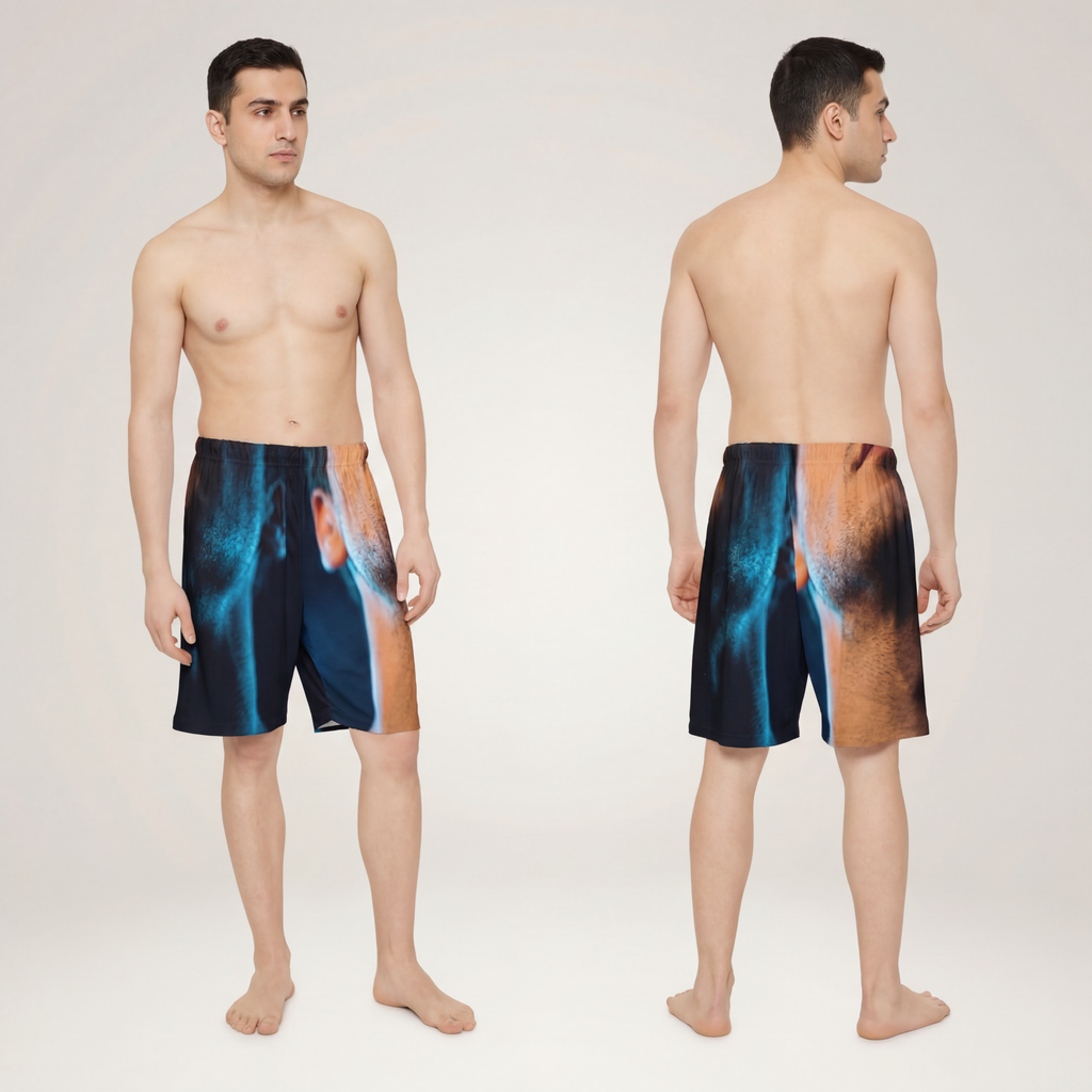 Men's Sports Shorts - Neon Pulse Edge