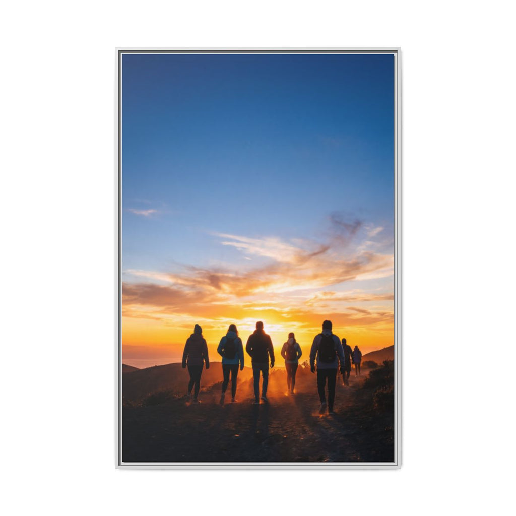 Matte Canvas, Framed - Epic Dawn Trek