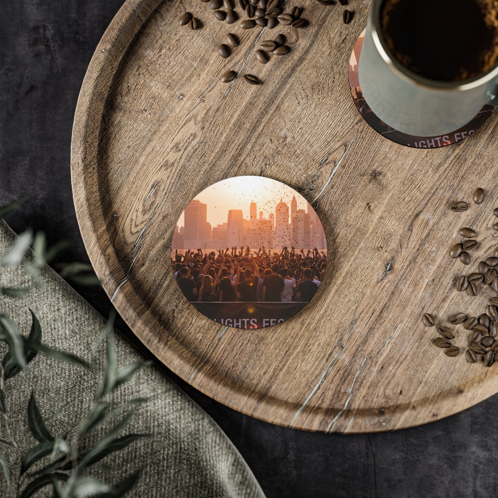 Coasters - City Lights Festival (1 & 4 pcs) | Echovira...
