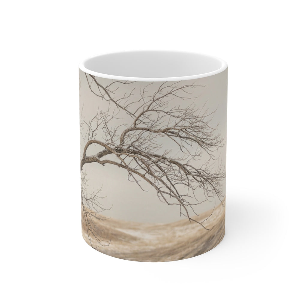 11oz White Mug - Hushed Winter Tree