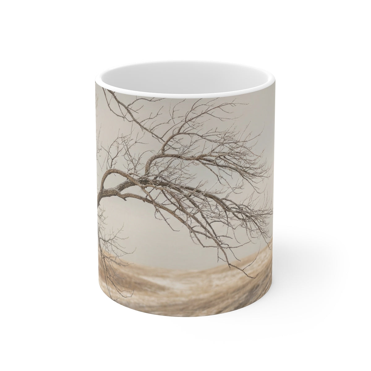 11oz White Mug - Hushed Winter Tree