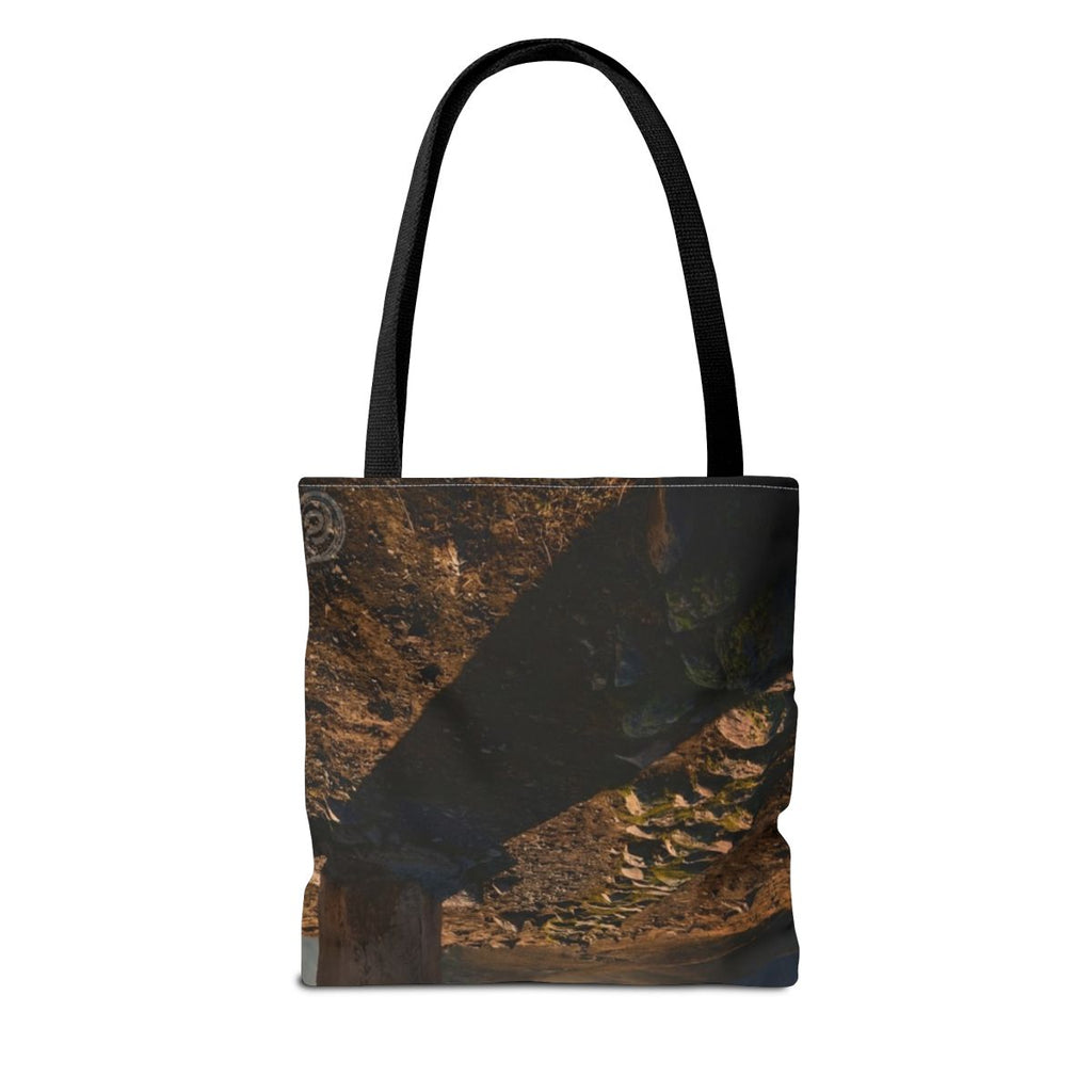 Tote Bag - Mystic Monolith Ancient Persian Mountain Art |...