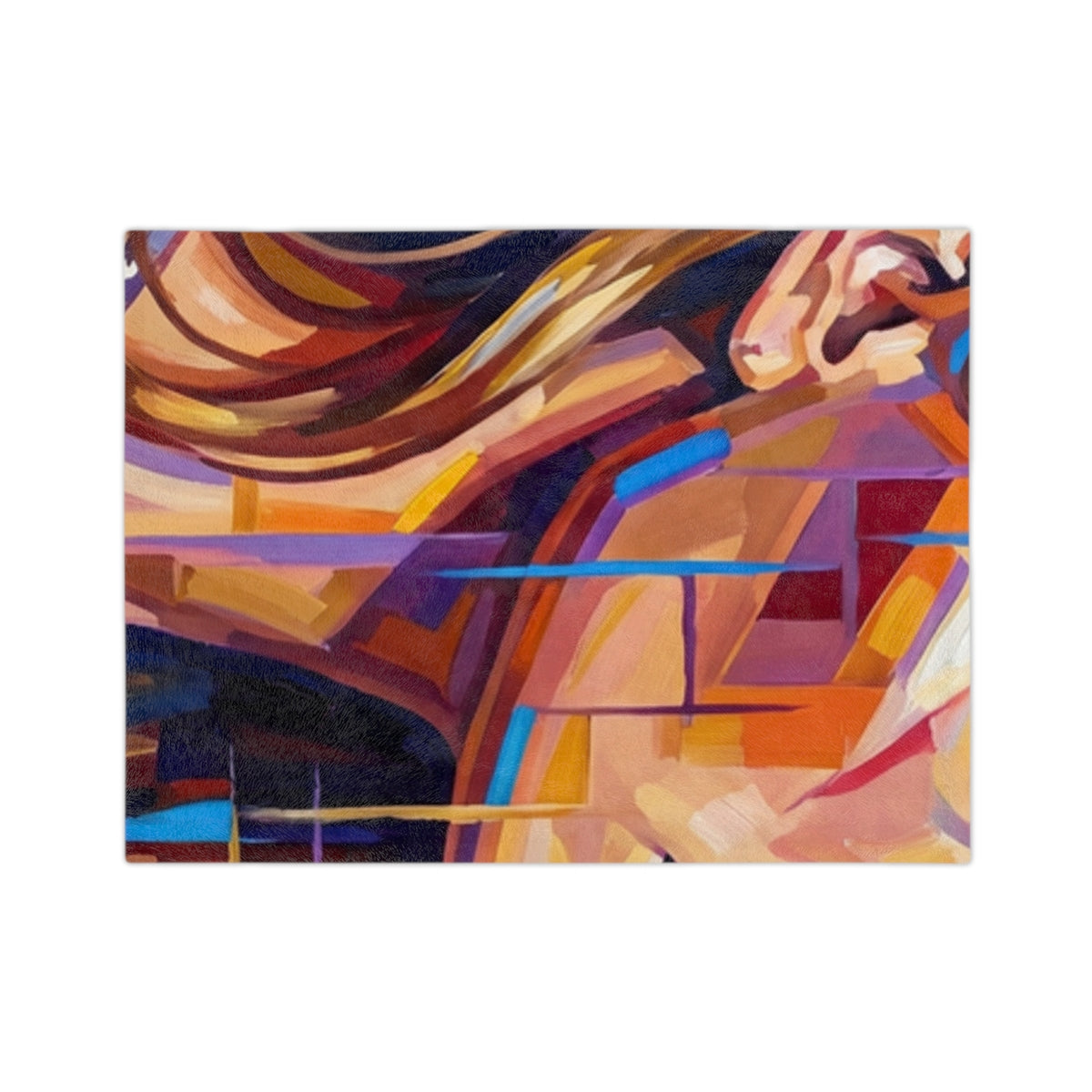 Velveteen Microfiber Blanket - Shattered Elegance | Echovira...