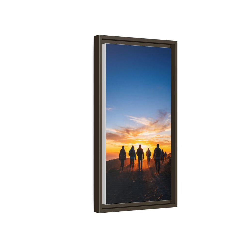 Matte Canvas, Framed - Epic Dawn Trek