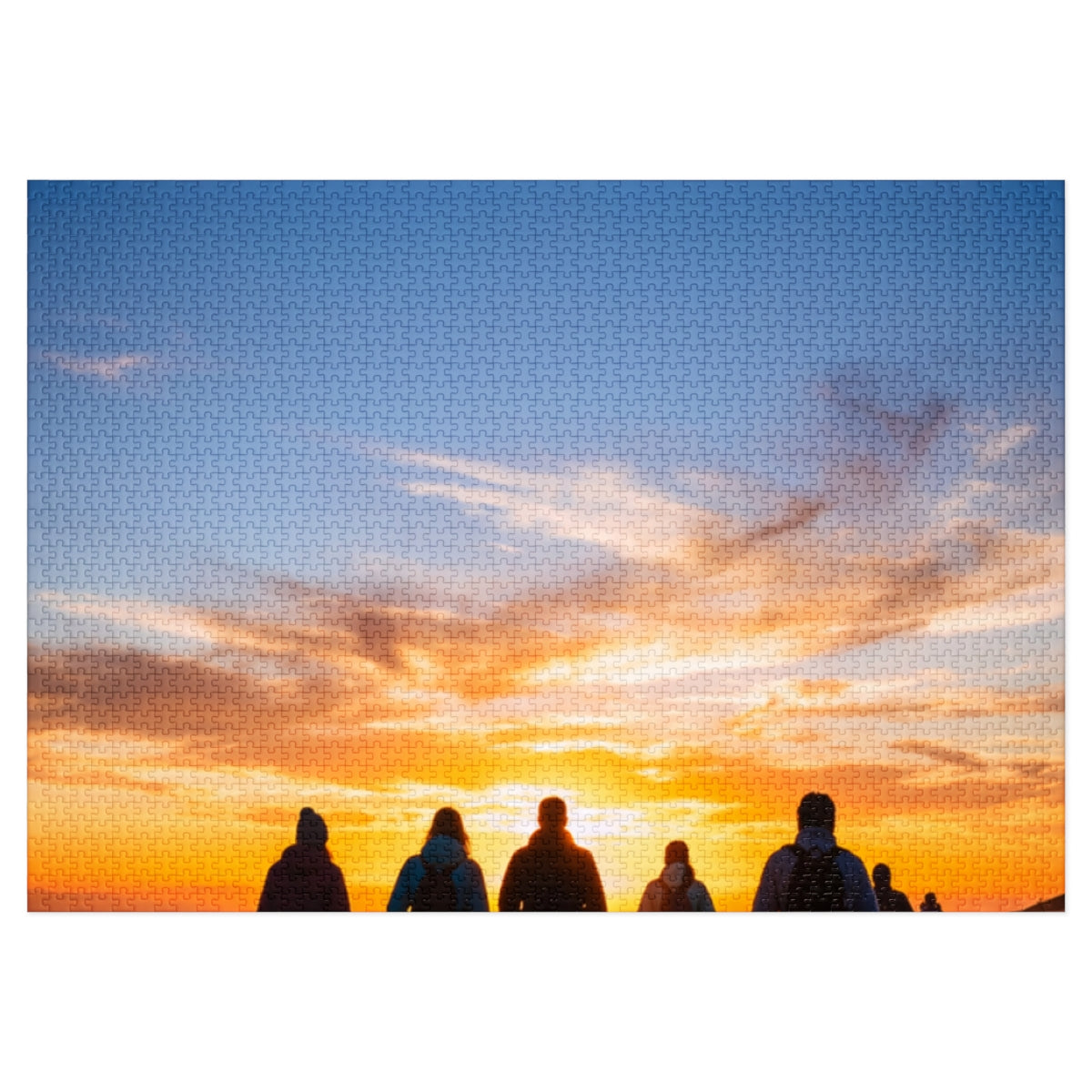 Jigsaw Puzzle with Tin - Epic Dawn Trek