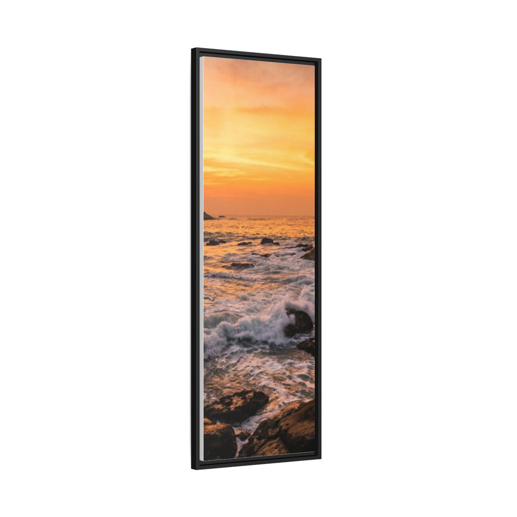 Framed Matte Canvas - Majestic Golden Coast