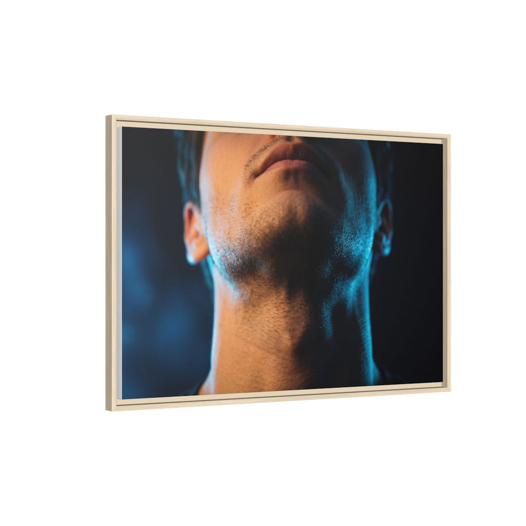 Framed Matte Canvas - Neon Noir