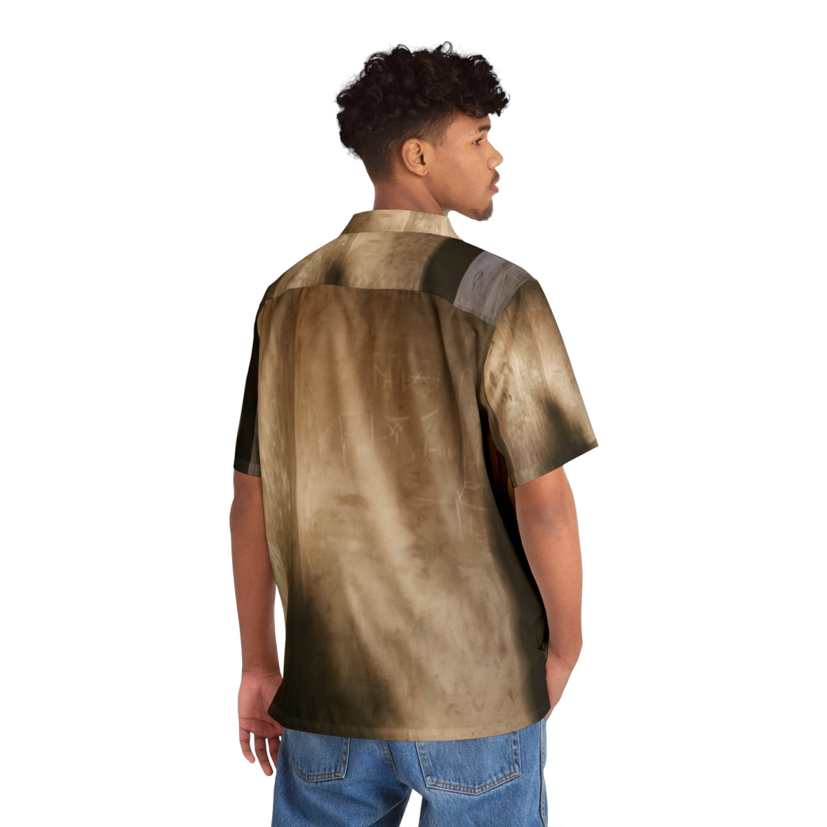 Men's Hawaiian Shirt - Shadows of the Citadel moody... |...