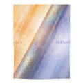 Amber Periwinkle Abstract Baby Swaddle Blanket