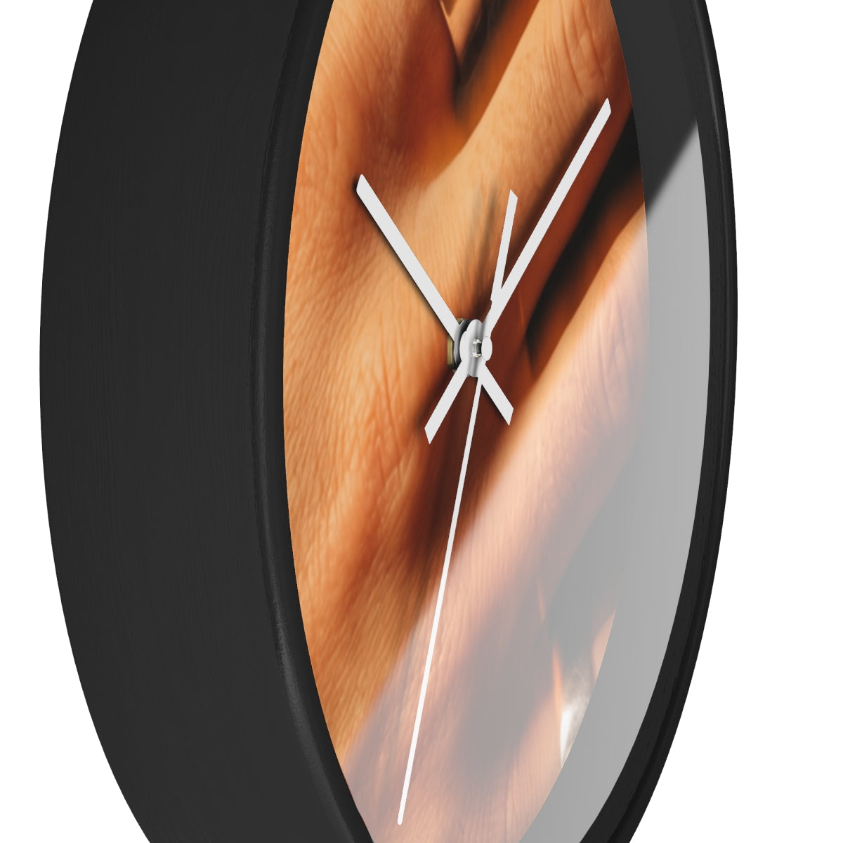 Wall Clock - Amber Pulse | Echovira Gallery
