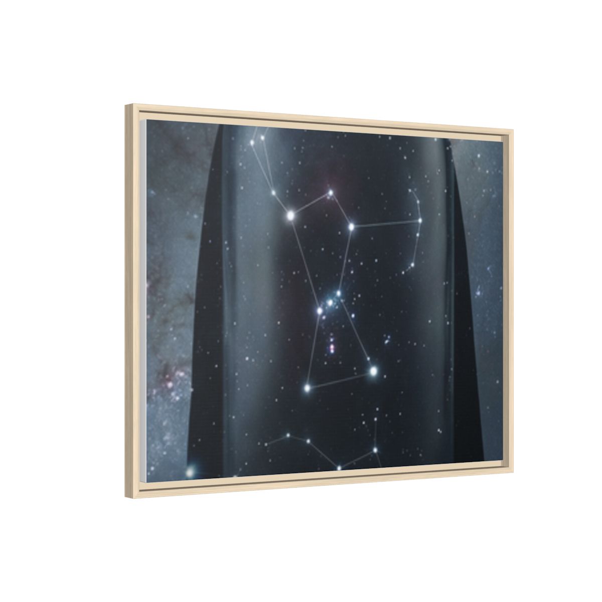 Framed Matte Canvas - Cosmic Sentinel — Natural / 1.25" (10×8, 12×9, 14×11, 16×12, 20×10, 18×12, 20×16, 24×16, 24×18, 36×12, 24×20, 32×16, 30×20, 30×24, 32×24, 48×16, 36×24, 48×24, 40×30, 60×20, 48×32, 60×30 & 60×40)