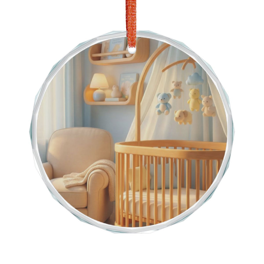 Tranquil Crystal Glass Ornament - Light