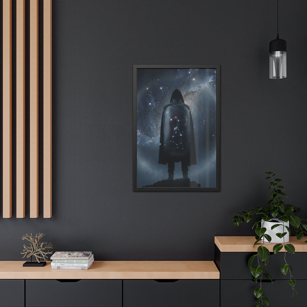Framed Poster - Orion Cosmic Voyager — Portrait (8×12, 9×11...