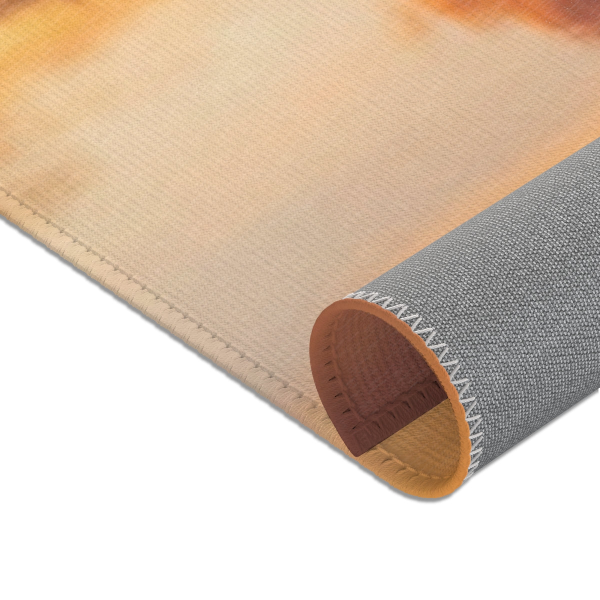 Area Rug - Golden Sunset Lake Horizon | Echovira Gallery