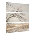 Acrylic Prints Triptych - Winter Solitude Landscape —... |...
