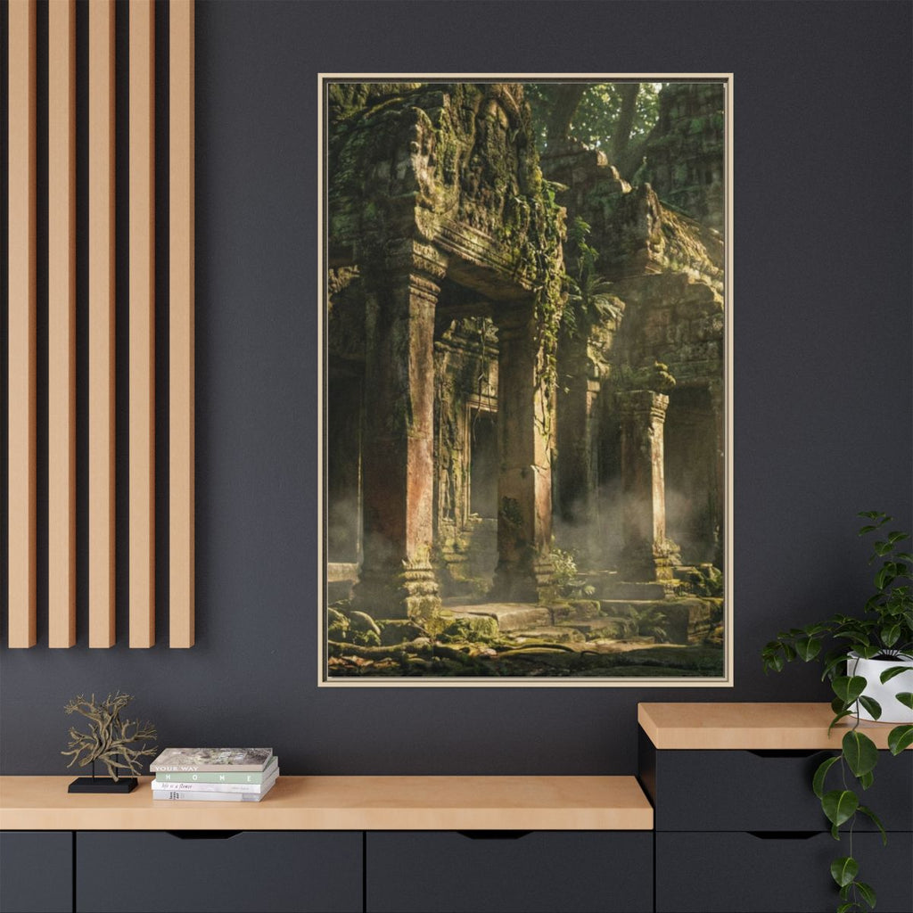 Matte Canvas Framed - Ancient Sanctuary (8×10, 9×12, 11×14...