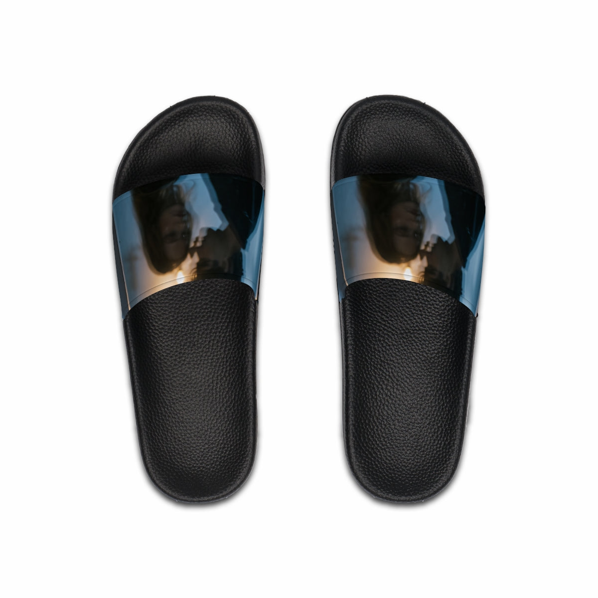 Men's Slide Sandals - Midnight Shadow - Cozy Casual Footwear...