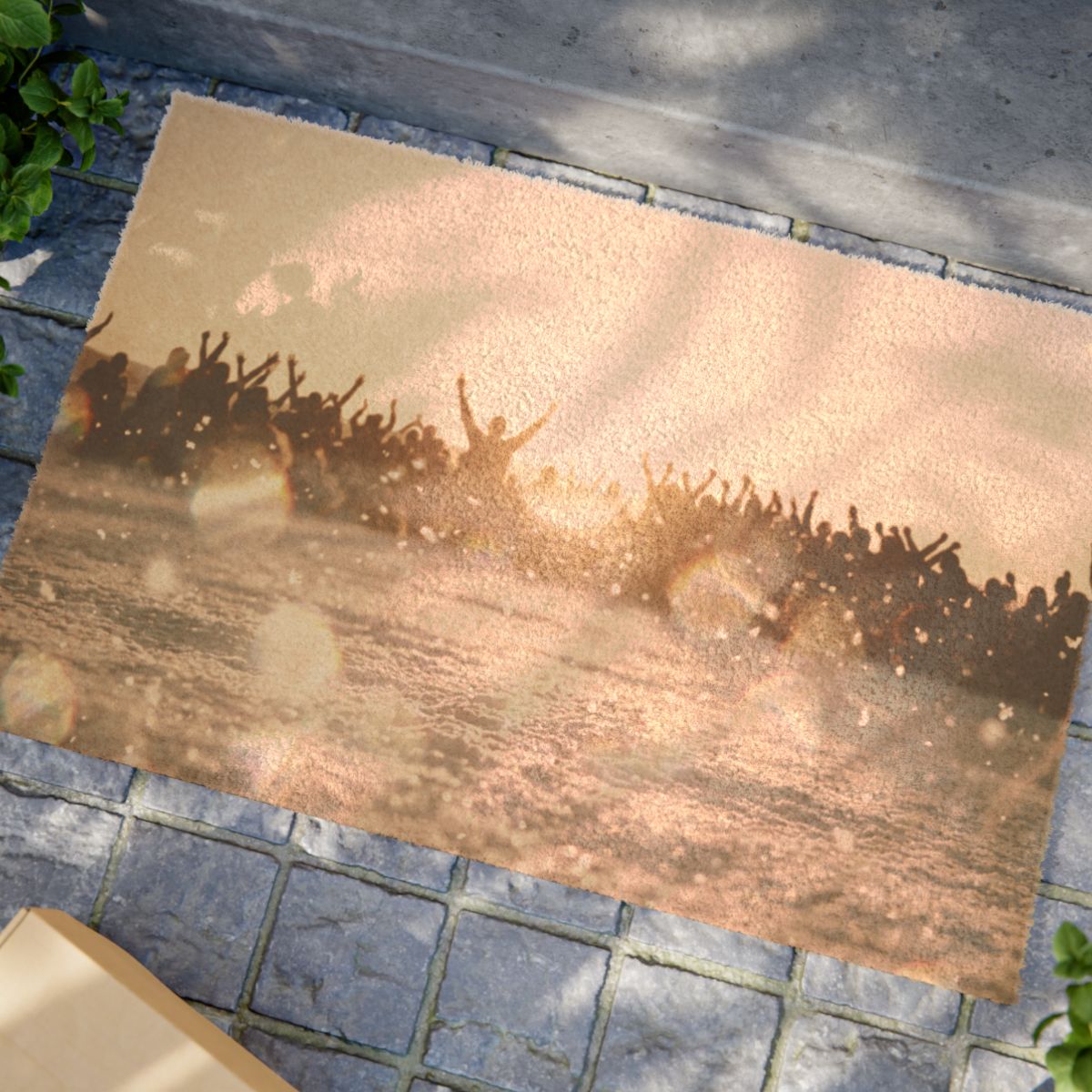 Golden Hour Crowd Doormat