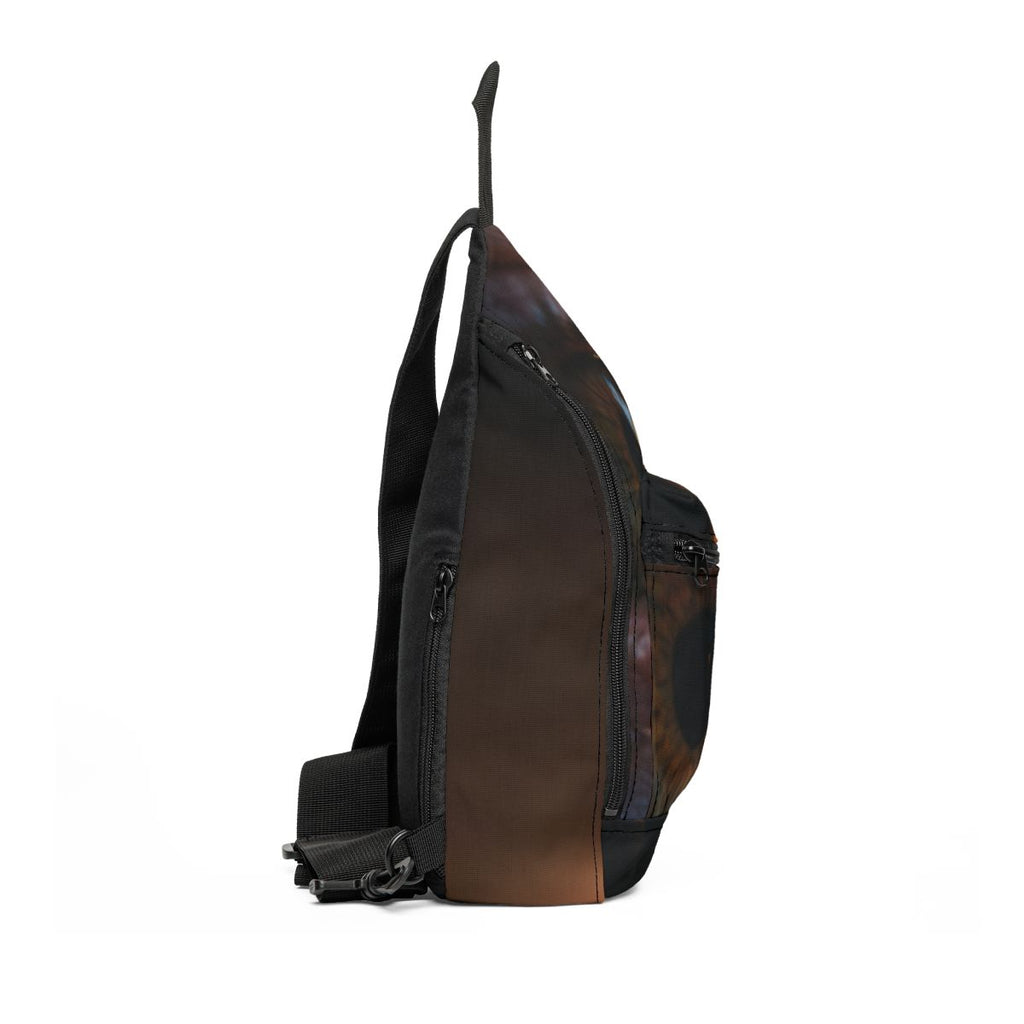 Sling Bag - Amber Iris Reflection Fine Art Print | Echovira...