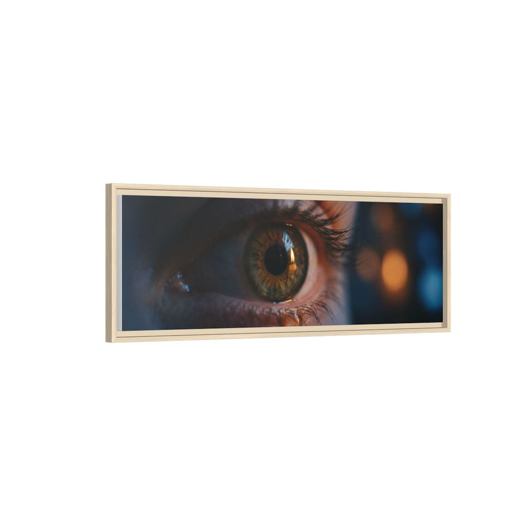 Framed Matte Canvas - Mystic Eye — Natural / 1.25"