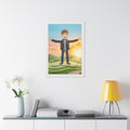 Framed Vertical Poster - Sunny Meadow — White (11×14, 12×16...