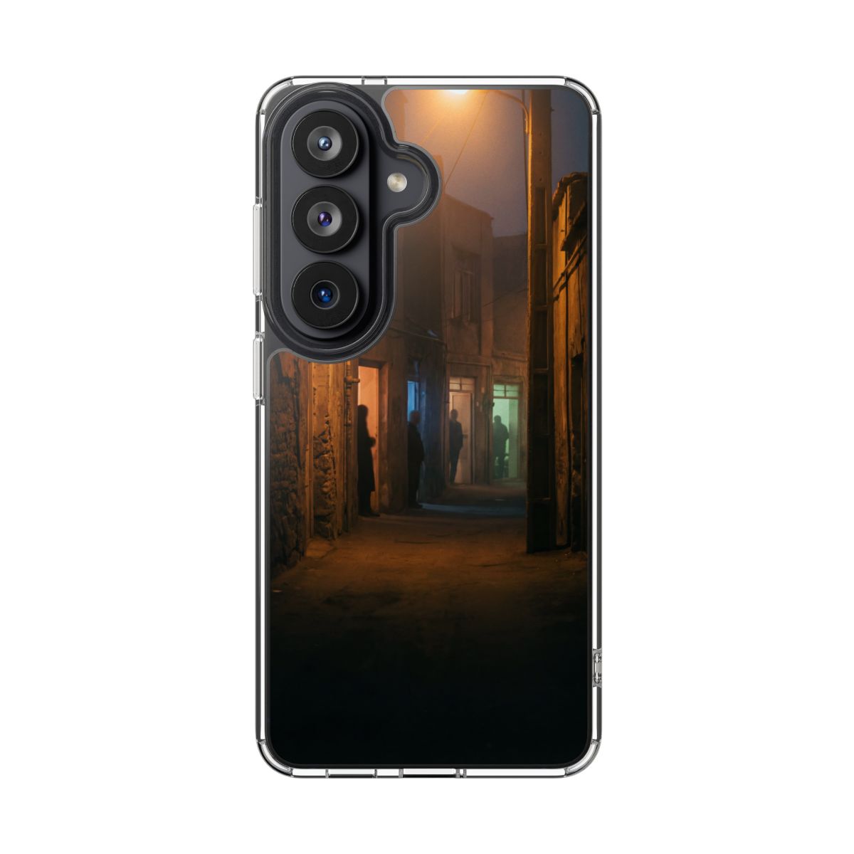 Clear Impact-Resistant Case - Night Alley iPhone Glow |...