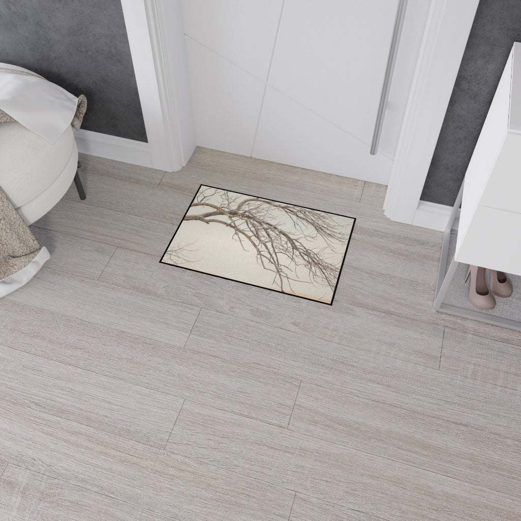 Heavy Duty Floor Mat - Winter Tree