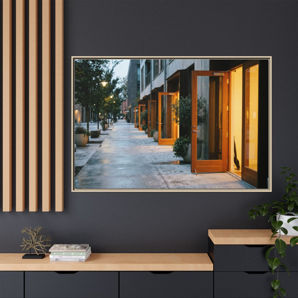 Matte Canvas, Framed - Twilight Promenade (10×8, 12×9... |...