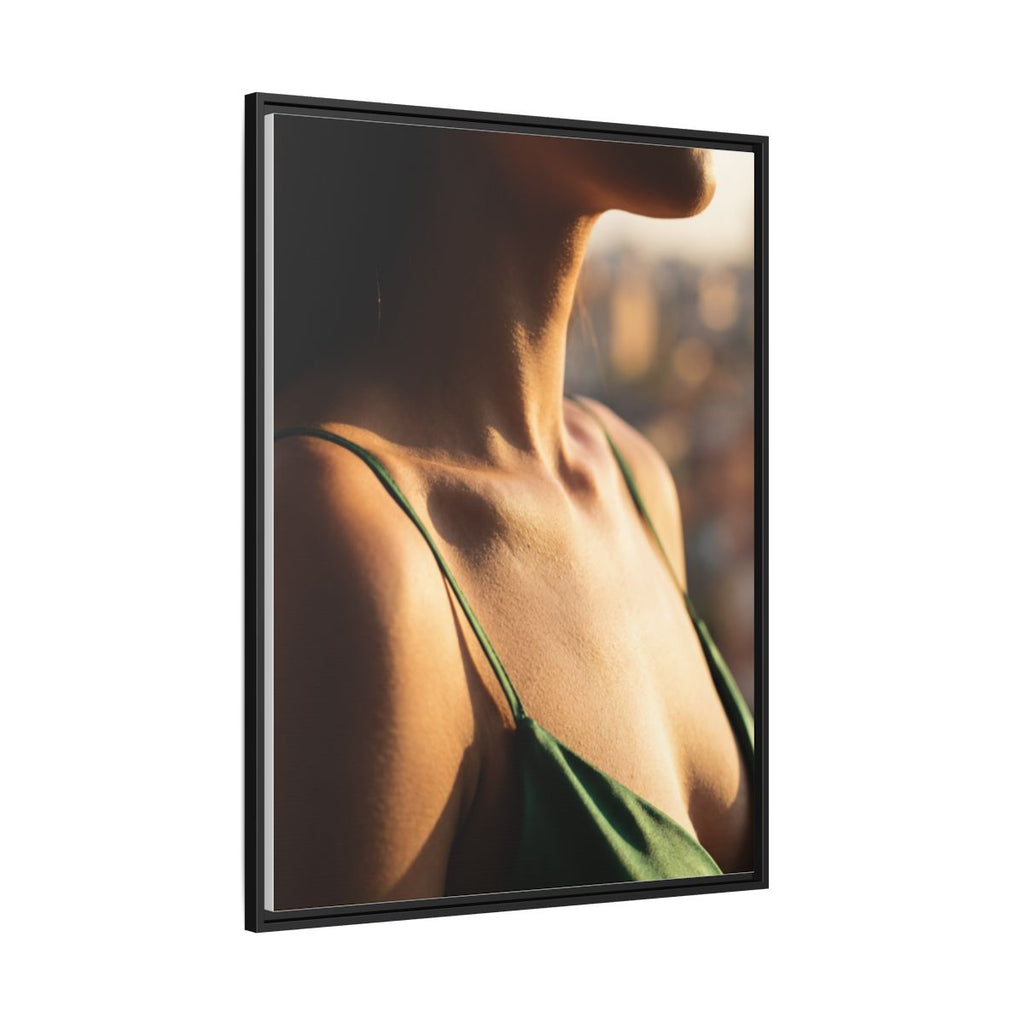 Framed Matte Canvas - Sunlit Muse