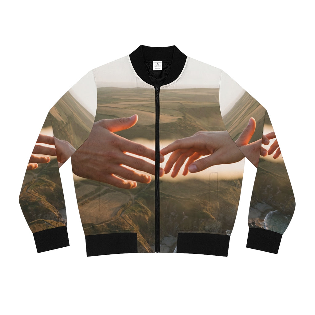 Women's Bomber Jacket - The Infinite Touch | Ethereal... |...