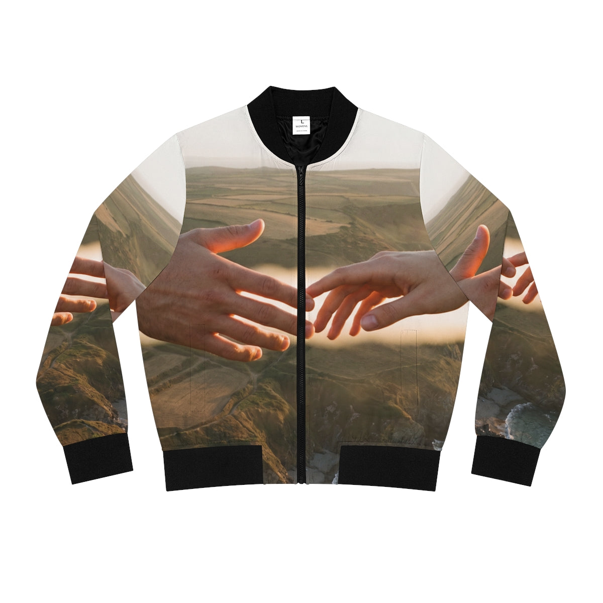 Women's Bomber Jacket - The Infinite Touch | Ethereal... |...