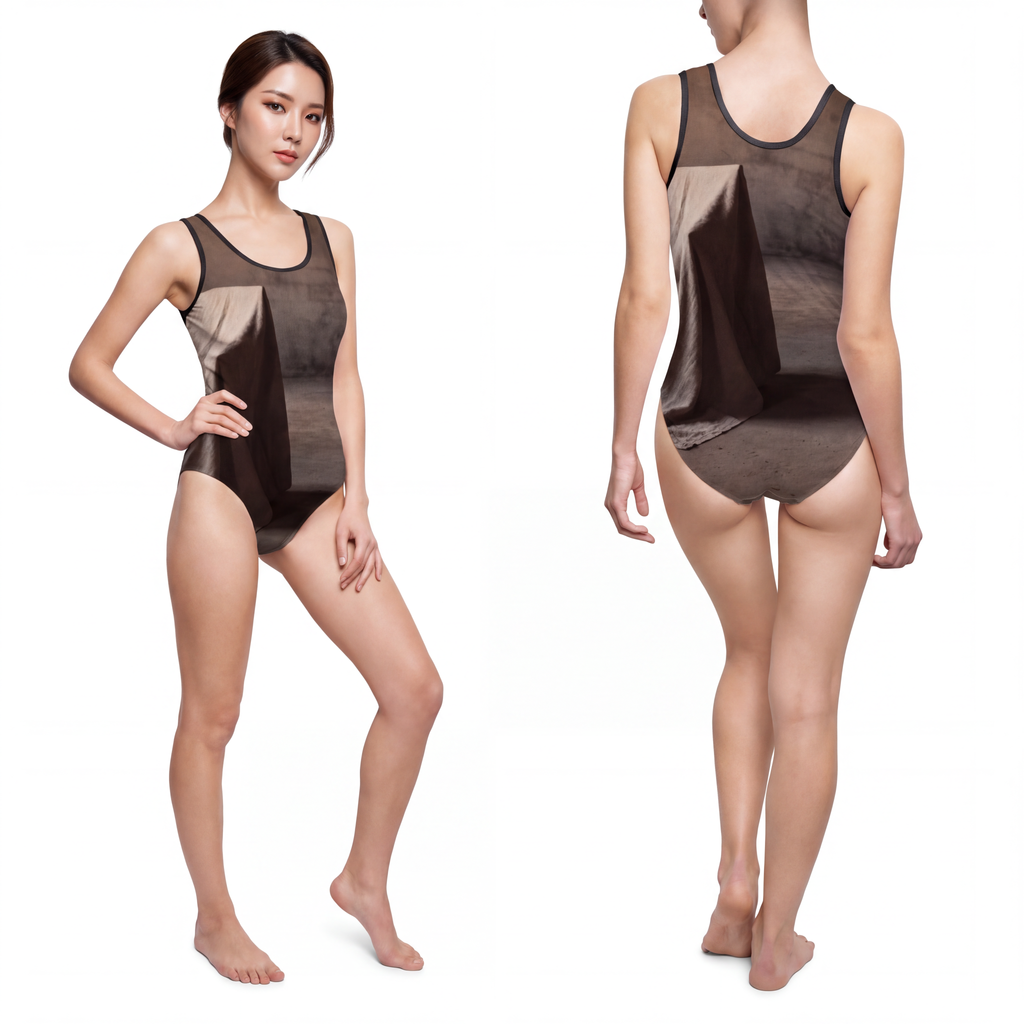 Women's Classic One-Piece Swimsuit - Draped Silence Still......