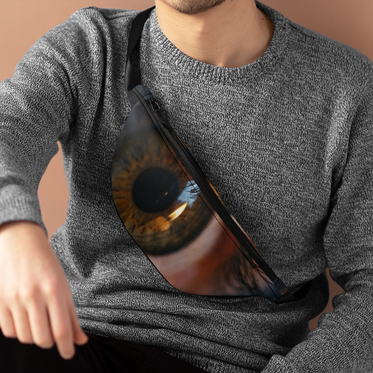 Fanny Pack - Amber Iris Reflection Fine Art Print | Echovira...
