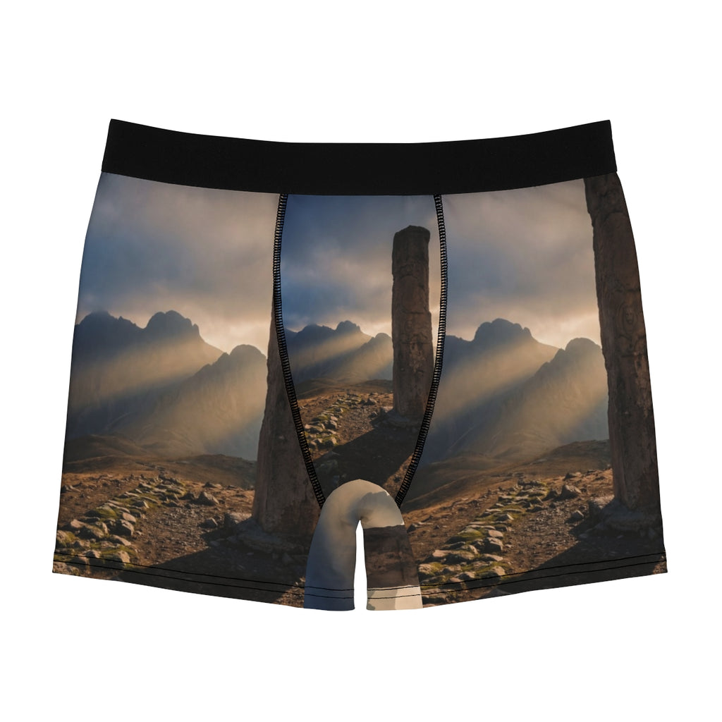 Men's Boxer Briefs - Mystic Monolith Ancient Persian... |...