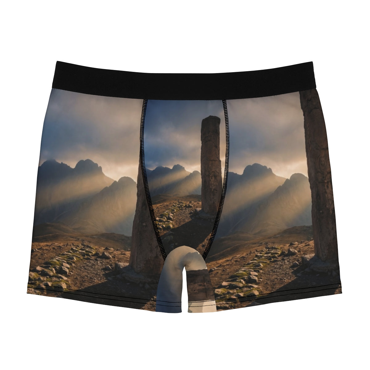 Men's Boxer Briefs - Mystic Monolith Ancient Persian... |...