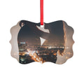Acrylic Ornament - City Skyline Kiss | Echovira Gallery