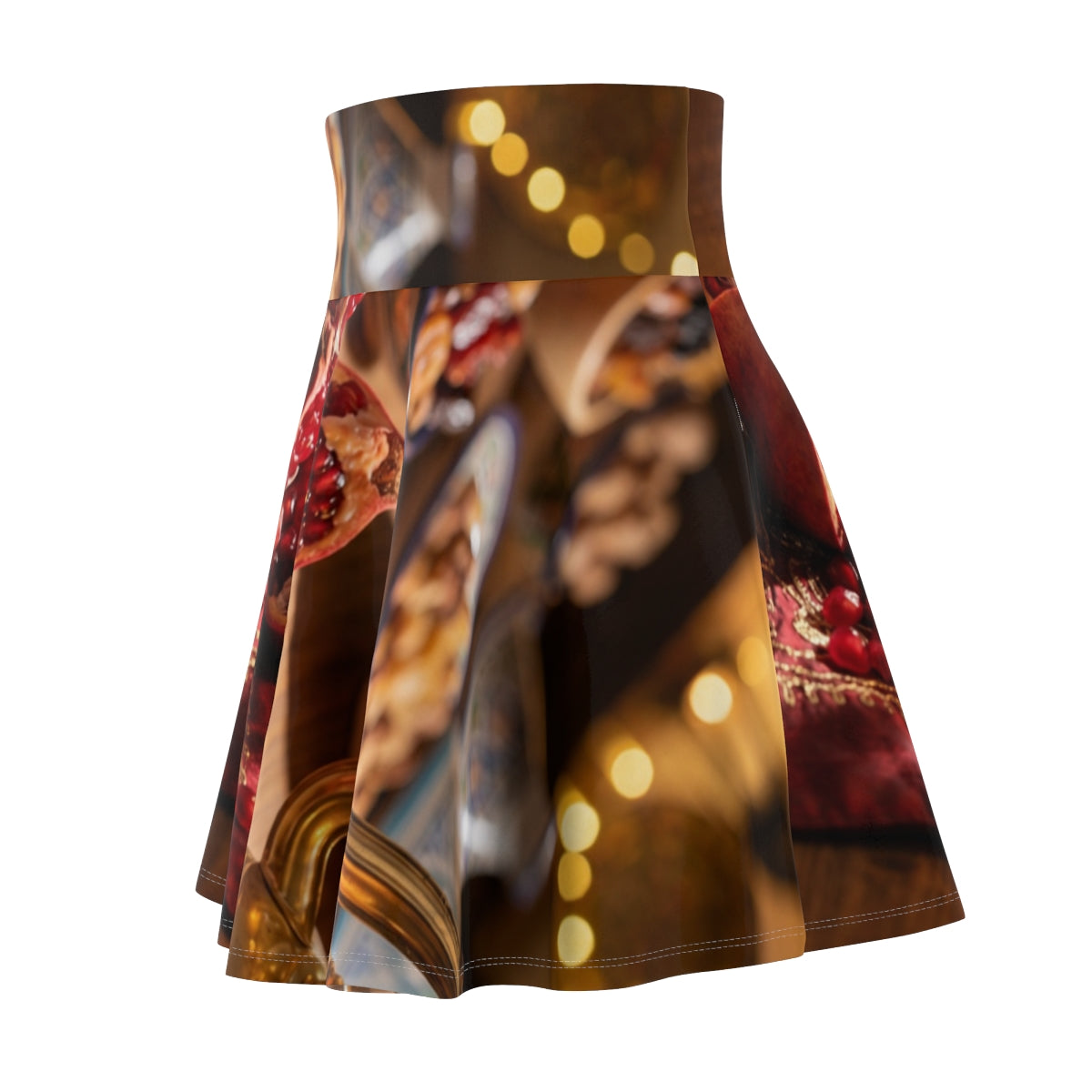 Women's Skater Skirt - Amber Twilight Feast | Echovira...