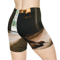 Women's Biker Shorts Vintage Leather Boots