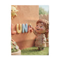 Soft Fleece Baby Blanket - Luna Sunshine | Echovira Gallery